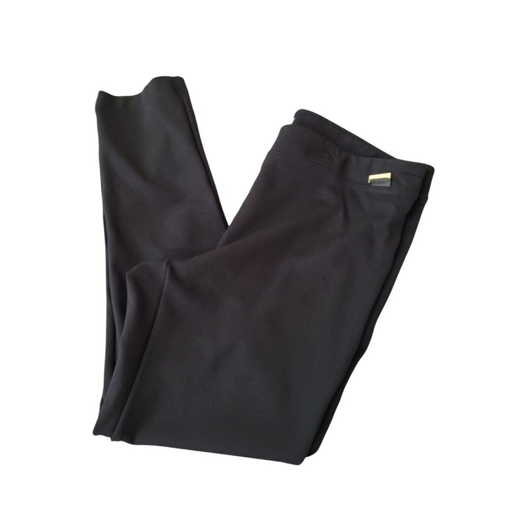 Calvin Klein Pants Women’s L Stretch Pull On Black High Rise Stretch Band